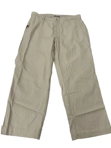 Vintage Columbia Pants Womens 16 Tan Hiking Camping Outdoors 100% Cotton Pockets - Picture 1 of 18