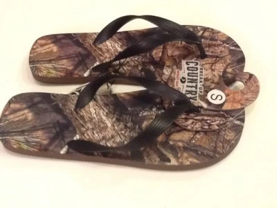 Mossy Oak Break-up Country Flip Flops Style M011 Size Small NWT - Image 1 of 4