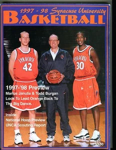 Syracuse Basketball Program 1997-98 Jim Boeheim VG 051617nonjhe - Bild 1 von 1