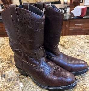 Double H Western Boots Mens 10EE Brown Leather Round Toe DH2560 - Imagen 1 de 8
