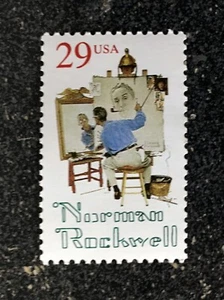 USA1994 #2839 29c Norman Rockwell Mint self portrait - Picture 1 of 1