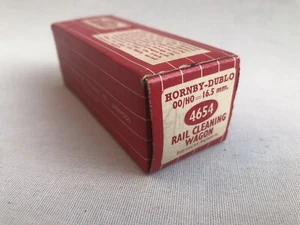 Sehr selten sehr guter Zustand original Hornby Dublo 4654 Schienenreinigungswagen Leerkarton - Bild 1 von 13