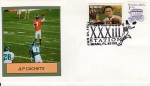 SUPER BOWL XXXIII STATION, MIAMI, FL  1992  FDC4779 - Picture 1 of 1