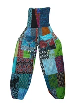 Boho Gypsy Hippy Yoga Harem Pant Cotton Summer Printed Comfy Loose Pants S/M