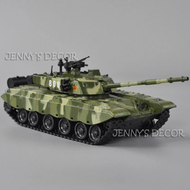 Diecast Military Model Toy 1:42 T-99 China Main Battle Tank Replica Sound Light - Image 1 of 4