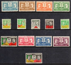 Brazil Scott 342-355 VF Mint Lightly Hinged Issued 1931 - Picture 1 of 2