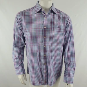 Vineyard Vines Men's Slim Fit Murray Shirt Size Medium Blue/Purple Cotton - Picture 1 of 5