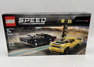 LEGO 75893 2018 Dodge Challenger 1970 Dodge Charger R/T Speed Champions retirado - Imagen 1 de 6