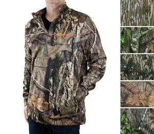 Nomad Men's Slaysman Pullover Hunting Jacket Fleece Lined Mossy Oak Polyester - Picture 1 of 16