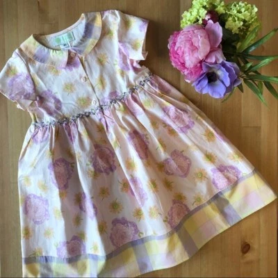 NWOT Baby Lulu Echinacea Dress, sz 6X - Image 1 of 4