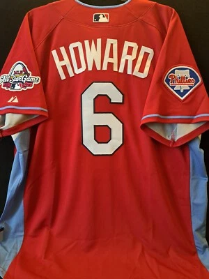 RYAN HOWARD 2009 ALL STAR JERSEY AUTH. MAJESTIC - PHILADELPHIA PHILLIES! - Image 1 of 4