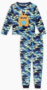 Boys Fleece Monster Pyjamas 5-6 years (new in packaging) - Picture 1 of 2