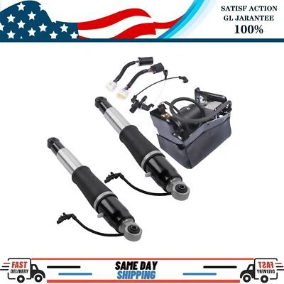 2x Puntales de amortiguador de aire trasero + Bomba de compresor para Chevrolet Tahoe GMC Yukon 23290660 Foto 1 de 4