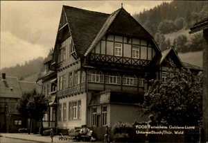 Postal RDA 1970 Unterweissbach Turingia FDGB-Ferienheim Goldene Lichte postal - Imagen 1 de 2