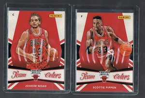 2013 Panini National Team Colors Set Chicago Bulls Scottie Pippen / Joakim Noah - Picture 1 of 1