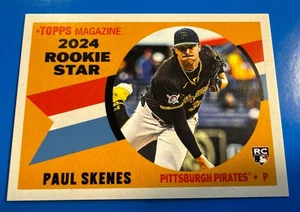 2024 Topps Throwback Thursday Paul Skenes #TBT 137 Pittsburgh Pirates RC SP - Bild 1 von 7