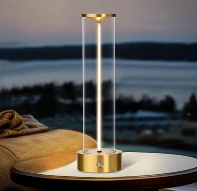 Lampada da Tavolo Magnetica LED Ricaricabile Filamento Flessibile Luce da 2200K - Immagine 1 di 4