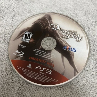 Demon's Souls (Sony PlayStation 3, 2009) PS3 solo disco - probado y funcionando Foto 1 de 2