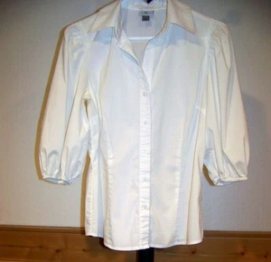 Weiße Damenbluse mit 3/4-Ärmeln von WORTHINGTON (GRÖSSE SMALL) - Bild 1 von 4