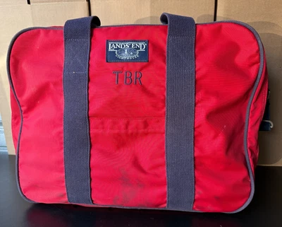 Lands End Lighthouse Red Travel Bag  19” Travel Bag USA - Image 1 of 4