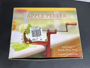 Back to Basics Vintage Apple Peeler Potato   Clamp On Stainless Steel Blade/fork - Picture 1 of 7