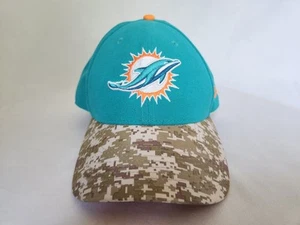 Miami Dolphins New Era Adjustable Hat Salute to Service 59Fifty NFL Official EUC - Picture 1 of 8
