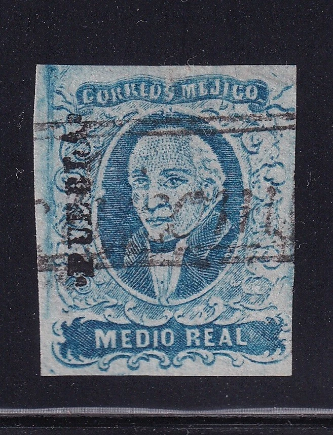udn89 墨西哥 1856 年 Puebla Sc#1 Mc#1l — 第 1/1 张图片