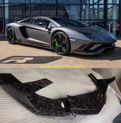 Divisor de parachoques delantero de fibra de carbono apto para Lamborghini Aventador LP700 Forge Foto 1 de 4
