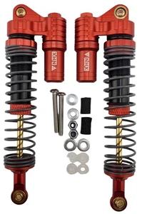 NHX RC Piggyback Adjustable 120mm Shocks Damper 1/10 Scale Crawler - Red - Bild 1 von 5
