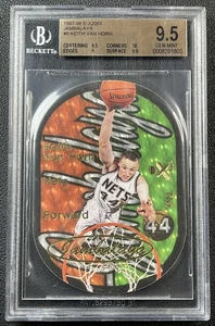 KEITH VAN HORN BGS 9.5 1997-98 SKYBOX E-X2001 #9JB JAMBALAYA ROOKIE RC RETI 1803 - Foto 1 di 2