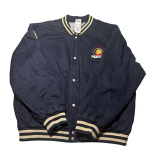 Vintage Disney Winnie the Pooh Bear EssentialsVarsity Jacket Embroidered Large - Picture 1 of 10