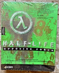 HALF LIFE OPPOSITION FORCE PC BIG BOX NEU IM BLISTER NEW SEALED VGA Version Fr - Bild 1 von 7