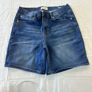 Nicole Miller NY Soho hoch geschnittene Denim Jeansshorts Damengröße 6 - Bild 1 von 6