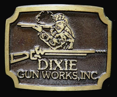 Dixie Gun Works Inc Union City Tennessee Vintage Belt Buckle - Image 1 of 3