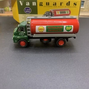 VANGUARDS VA7001 1:64 SCALE BEDFORD S TYPE TANKER LORRY SHELL BP BOXED - Picture 1 of 10