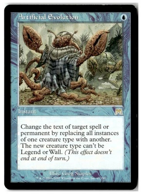 MTG Artificial Evolution - Onslaught Moderately Played English - Image 1 of 2