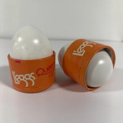 Vintage L’eggs Leggs Queen-size Pantyhose Egg Packaging Original 1970s Read - Image 1 of 4