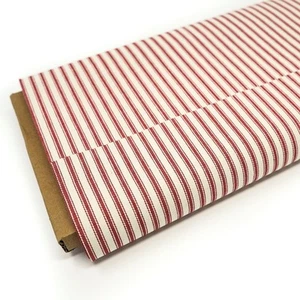 100 Baumwolle Gewebt Streifen Inlett Stoff Zuschnitt Meterware Draperie Home Decor Handwerk - Bild 1 von 7