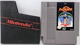 Dr. Chaos Game Cartridge and Sleeve for NES Nintendo Entertainment System&nbsp;