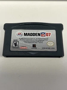 Madden NFL 2007 (Game Boy Advance GBA) Original Game - Picture 1 of 2
