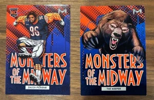 2023 NFL Chicago Bears Monsters Of The Midway Trading Card #96 Zacch Pickens RC - Picture 1 of 4
