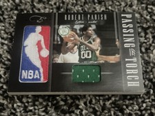 Robert Parish Marcus Camby 2010-11 Elite Black Box DUAL LOGOMAN PATCH  #/99