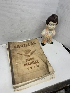 1952 Cadillac factory Shop Manual Back Index 2 Pages Loose - Picture 1 of 13