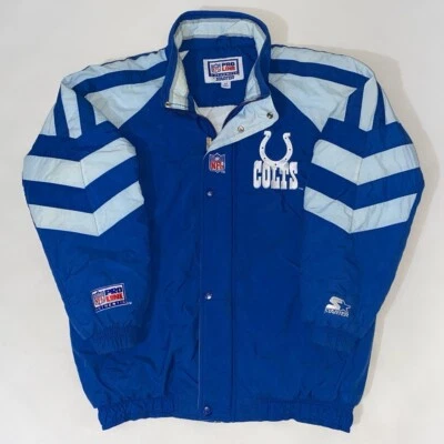 Chaqueta acolchada vintage Starter Indianapolis Colts talla M deportes NFL Pro Line años 90 Foto 1 de 4