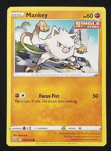 Mankey Pokémon TCG Sword & Shield - Battle Styles 066/163 Common Near Mint - Picture 1 of 2
