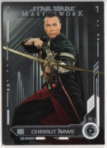 2019 Topps Star Wars Masterwork Chirrut Imwe #86 - Picture 1 of 2