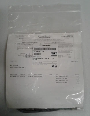 Commscope FEMLCST42-EXF006 Jumper, Riser, OS, 1.6mm, DPLX, LC/ST,  FT 006 - New - Image 1 of 3