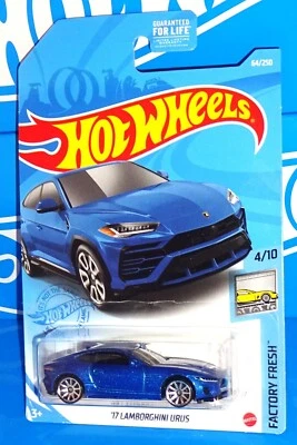 Hot Wheels Factory Board Error 2020 Jaguar F-Type Blue on '17 URUS Blue Board Foto 1 de 4
