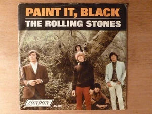 The Rolling Stones Paint It Black/Stupid Girl PS Classic Rock Garage 1966 London - Picture 1 of 4