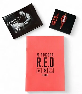 M Pokora RED Tour Coffret CD DVD Livret avec Photo et Programme Tour Red 2015 - Photo 1/4